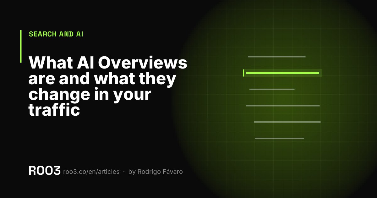 Abstract illustration of an answer block occupying the top of a list of results, in neon green on a black background.