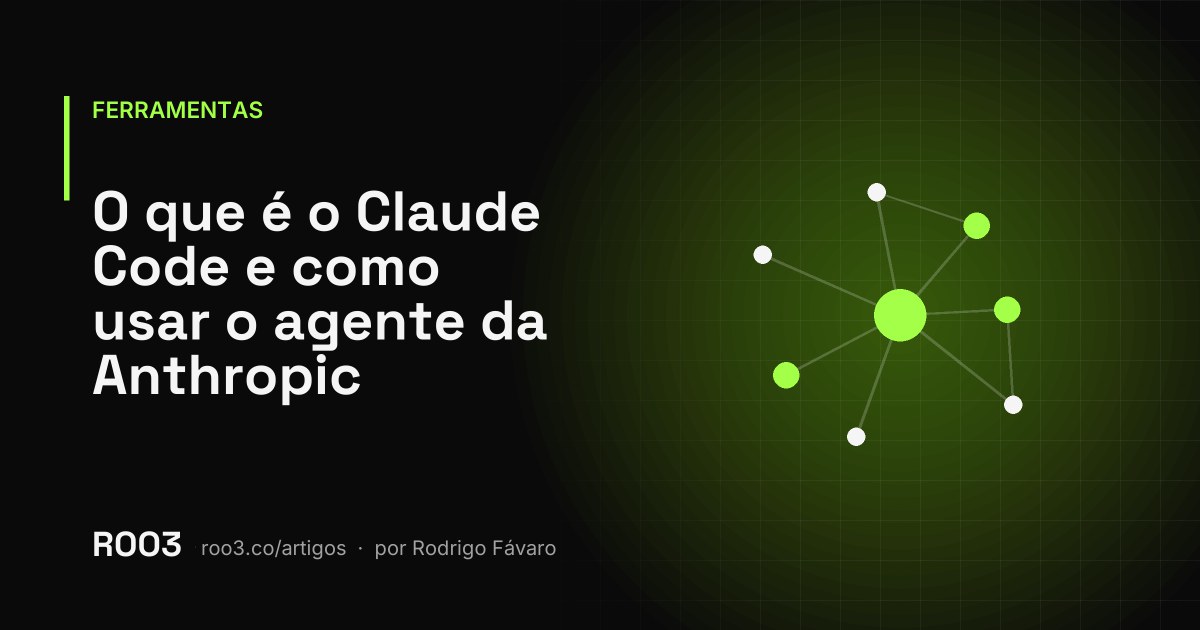 Ilustração abstrata de um terminal com um fluxo de tarefas se resolvendo em sequência, em verde neon sobre fundo preto.